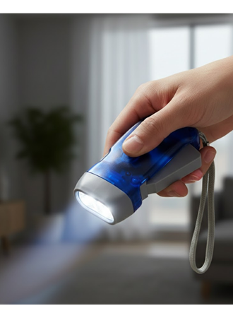 Kendiliğinden Şarjlı El Feneri Pilsiz Manuel Şarjlı Güçlü Işık