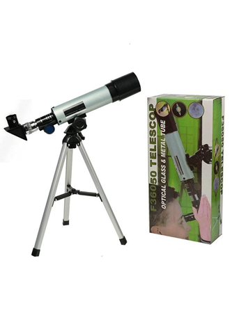50x360 Mini Teleskop Kara Uzay Teleskobu Aliminyum Gövde Tripodlu (