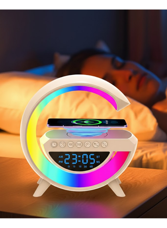 RGB Işıklı Kablosuz Hoparlör Bluetooth USB FM TF Kart Destekli