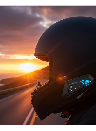 15 20 Saat Müzik Süreli Kask İçi Bluetooth Kulaklık