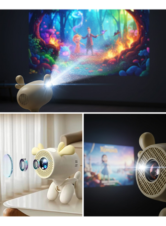 Android Sistemli 4K Projeksiyon 36W Dolby Sesli