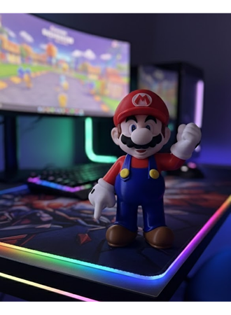 Süper Mario Koleksiyonluk Dekoratif Biblo Oyun Karakter Figürü