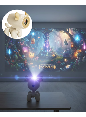 500 ANSI Lümen Parlaklıkta Akıllı Mini Projeksiyon Cihazı