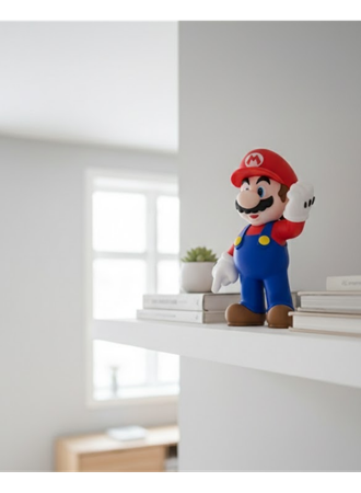 Süper Mario Figür Biblo Dekoratif Oyun Temalı Masa Süsü