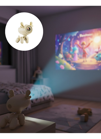 4K İçerik Destekli Akıllı Projeksiyon WiFi Bluetooth Android