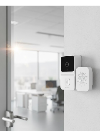 Akıllı Ev Uyumlu Kapı Zili 800mAh Bataryalı Gece Görüşlü
