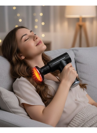 Spor Sonrası Kas Gevşetici Masaj Cihazı Çift Fonksiyonlu