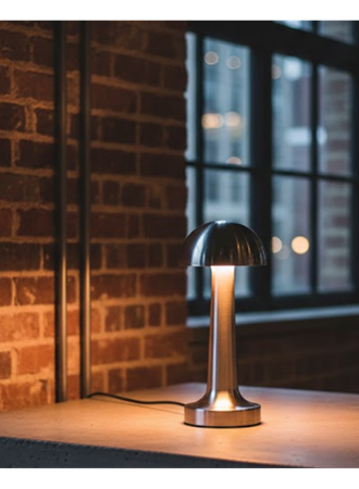 Modern Mantar Masa Lambası Dokunmatik 3 Işık Modlu Şarjlı Kablosuz LED