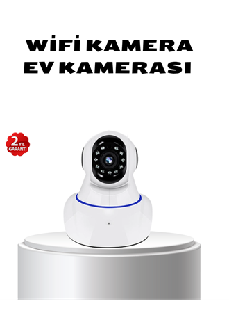 Full HD Akıllı IP Kamera – Gece Görüşlü, Hareket Sensörlü, Çift Yönlü Ses ve Online Kayıt Özellikli