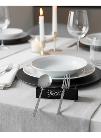 3D Özel Baskı 6’lı Kaşık Çatal Servis Standı Masa Üstü Düzenleyici