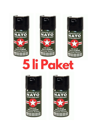 Bıber Özsavunma Gazıı 5 Adet Birden (