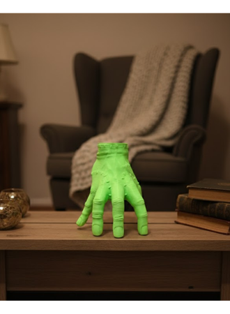 3D Dekoratif Yeşil El Obje 27x22 cm Sanatsal ve İddialı Aksesuar