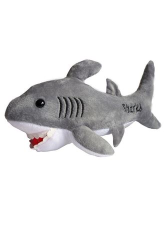 Köpekbalığı Sesli Baby Shark Müzikli 28 cm - 1811201 - Gri