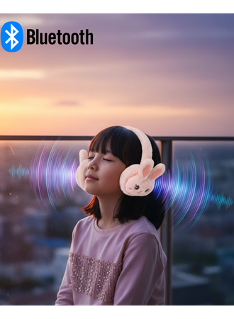 Tavşan Kulaklı Şarjlı Bluetooth Kulaklık Düşük Gecikmeli Kablosuz Ses