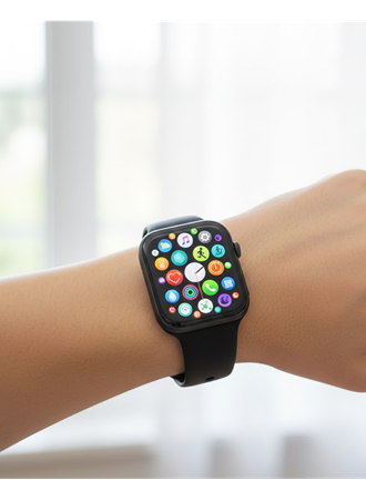 Akıllı Saat Yeni Nesil Android ve İOS Uyumlu Titreşim Modlu Alarm Kronometre