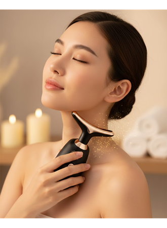 Yüz Ve Boyun Kırşıklık Giderici Ems Güzellik Cihazı Yüz Masaj Aleti