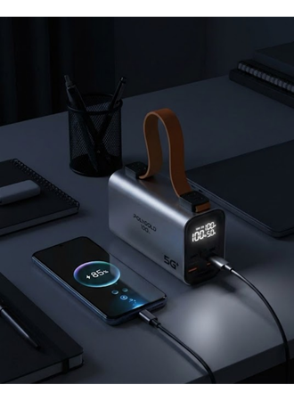 50.000 mAh LED Ekranlı Taşınabilir Şarj Cihazı Süper Hızlı Şarj