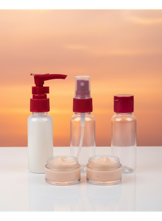 30 ml 5’li Seyahat Banyo Şişe Seti Sızdırmaz Tasarım