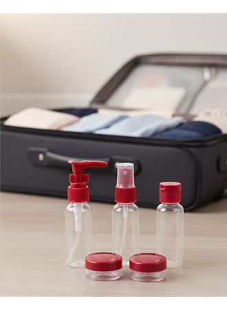 Taşınabilir 5 Parça Seyahat Kozmetik Dolum Seti 30 ml