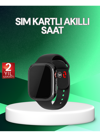 Adımsayar ve Nabız Ölçerli SIM Kartlı Akıllı Saat