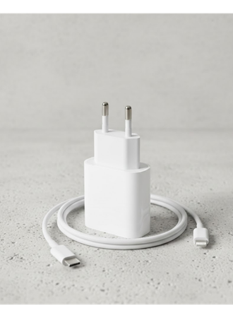 iPhone 14 13 12 11 XR XS Max 20W Lightning Şarj Adaptörü Kablo Dahil