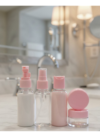 5Lİ SEYAHAT ŞİŞESİ PEMBE