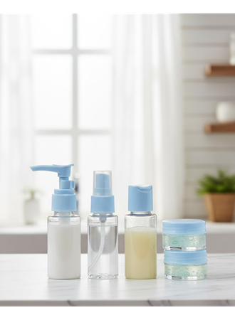 5Lİ SEYAHAT ŞİŞESİ MAVİ