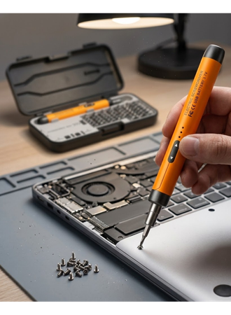 3.7V Li Pil Elektrikli Tornavida Seti 1100 Devir Hassas Onarım Aleti