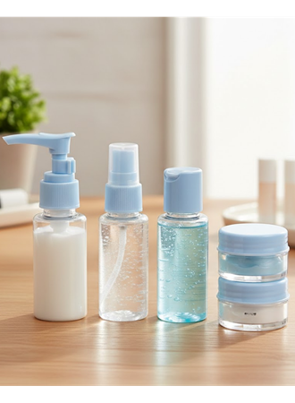 Seyahat İçin 5’li Şeffaf Dolum Şişesi Seti 30 ml
