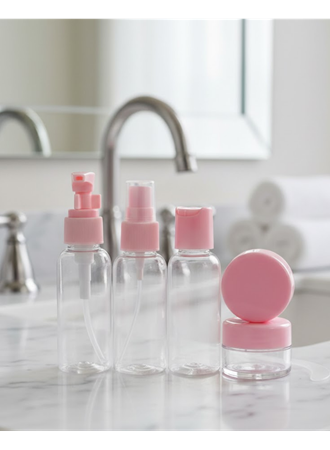 Taşınabilir 5’li Seyahat Kozmetik Şişe Seti 30 ml Sızdırmaz