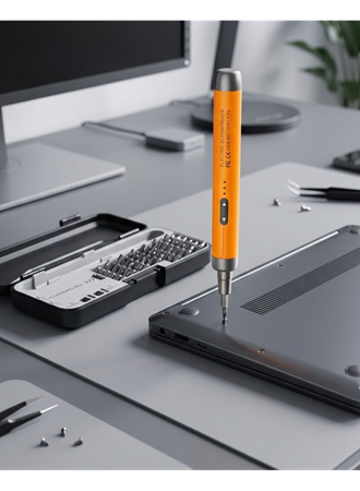 Kablosuz Şarjlı Elektrikli Tornavida Seti 38 Uçlu Type C Li Pil Hassas Tamir Seti