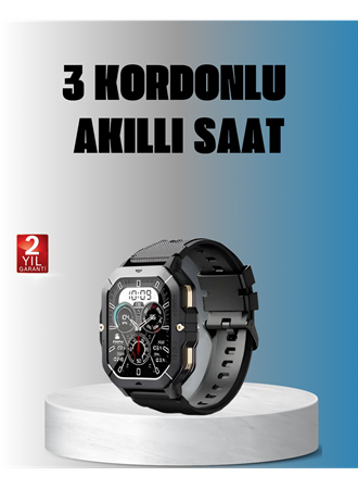 Kablosuz Şarjlı Akıllı Saat Ultra İnce Tasarım