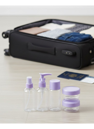 30 ml 5 Parça Seyahat Şişesi Seti Sızdırmaz Taşınabilir