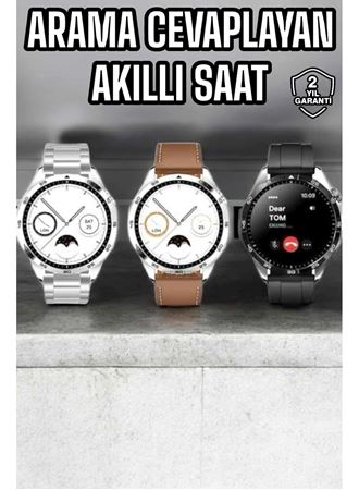 Akıllı Saat Titreşimli Amoled Ekran Uyku ve Sağlık Takibi Sesli Görüşme