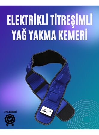Elektrikli Titreşimli Yağ Yakma Kemeri – Masaj ve Kilo Kaybı İçin İdeal