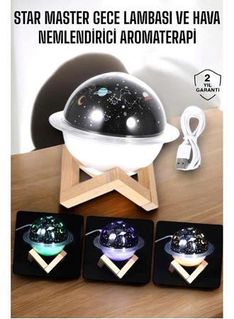 Aromaterapi Hava Nemlendirici Masa ve Gece Lambası