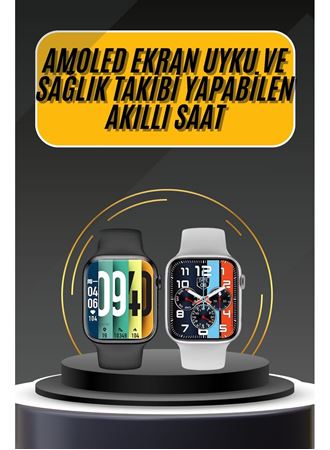 Akıllı Saat Yeni Nesil Android ve İOS Uyumlu Titreşim Modlu Alarm Kronometre