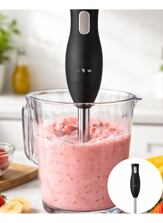 Mutfak El Blenderı Paslanmaz Çelik Uçlu Ergonomik Tasarım