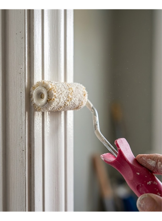 10 Cm Mini Boya Rulosu Seti 6 Adet Yedek Rulo Hediyeli Dar Alan Boyama Rulo Fırça