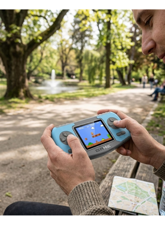 Taşınabilir Klasik Oyun Konsolu TV Bağlantılı Dahili Oyunlu Şarjlı Game Console