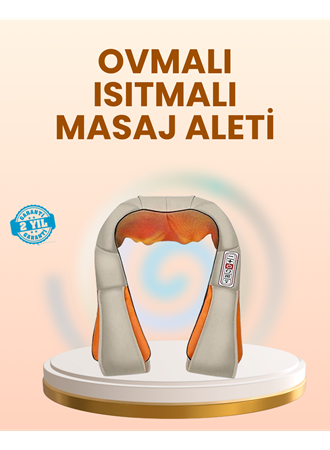 Ovmalı Isıtmalı Masaj Aleti Boyun Omuz Bel ve Ayak İçin Rahatlatıcı Etki
