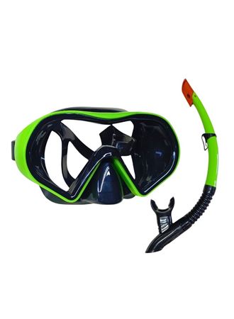 Star Diving Dalış Maskesi ve Snorkel Yetişkin - 51712-YEŞİL