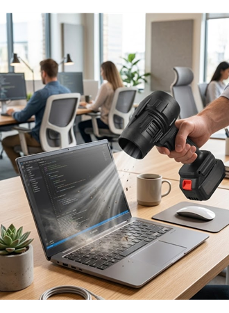 Taşınabilir Şarjlı Üfleme Makinesi Güçlü Hava Akımı Temizlik Cihazı