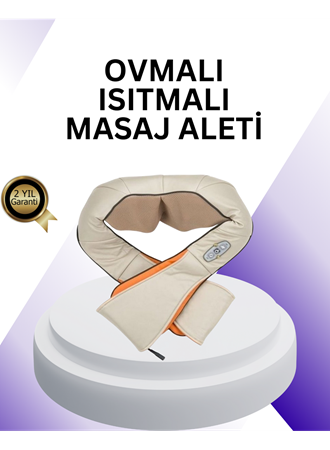 Ovmalı Isıtmalı Boyun Omuz Bel Masaj Aleti Kas ve Eklem Ağrılarına Etkili