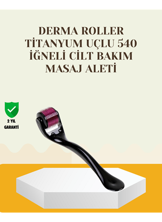 Titanyum Dermaroller 540 İğne Cilt Onarım ve Kolajen Üretim Desteği