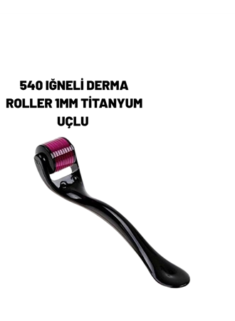 Ev Tipi Mikro İğneli Cilt Bakım Aleti – 1 mm Titanyum Roller