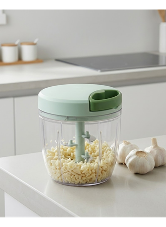 5 Bıçaklı Manuel Rondo İpli Sebze Doğrama Mutfak Aparatı