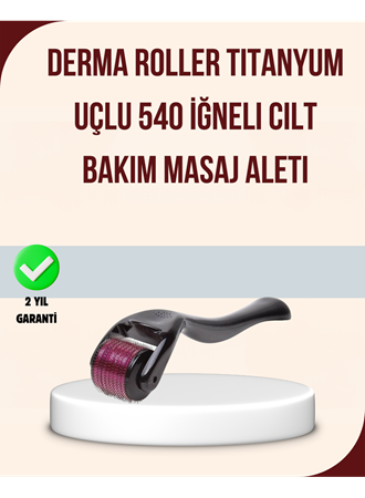 Titanyum Mikro İğneli Dermaroller 1 mm Kırışıklık ve Leke Karşıtı