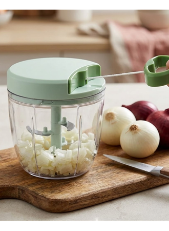 Manuel İpli Sebze Doğrayıcı Çok Bıçaklı Pratik Mutfak Blenderı