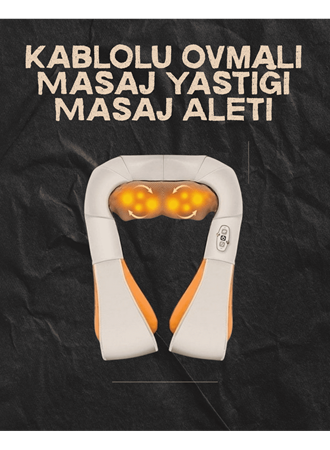 Ovmalı Isıtmalı Elektrikli Masaj Aleti – Boyun, Sırt, Bel, Omuz ve Bacak İçin Profesyonel Masaj Aleti